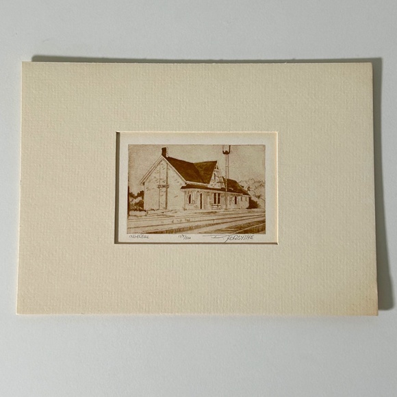 Limited Edition Matted Lithograph Print "Ingersoll" 154/300 By Doug Forsythe - Picture 2 of 3